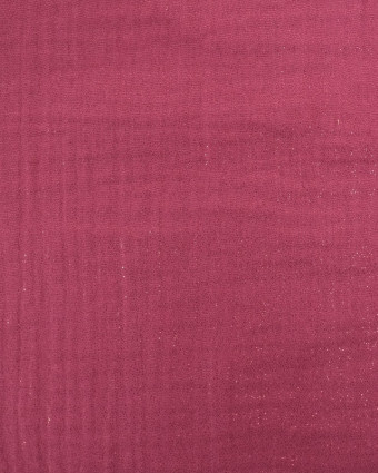Double Gaze Scintillante Framboise Oeko-Tex- Mercerine