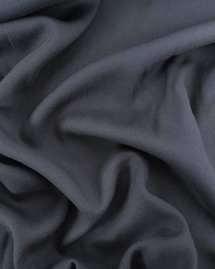 Tissu Serge De Viscose Bleu Marine - Mercerine