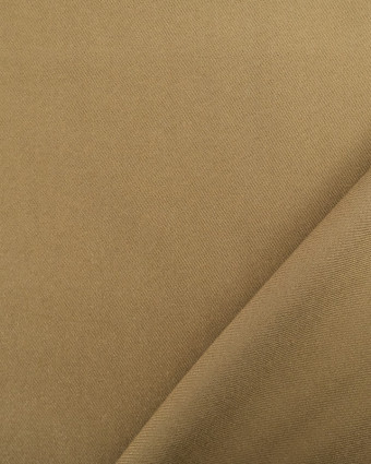 Tissus en ligne : Serge De Viscose Kaki - Mercerine