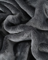 Doudou Epais Anthracite Oeko-Tex
