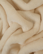 Tissu Doudou Epais Ecru Oeko-Tex