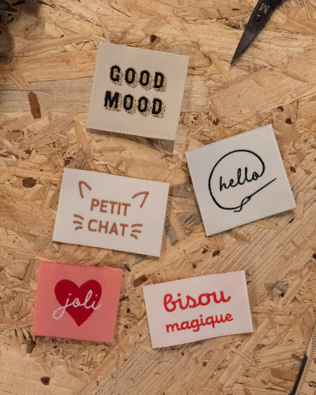 Etiquettes Tissées Ikatee Cozy - Mercerine