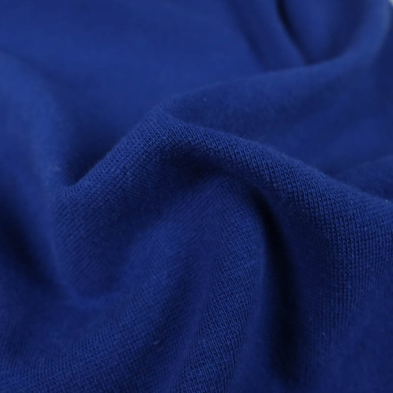 Tissu Bord Côte bleu roi tubulaire - Mercerine