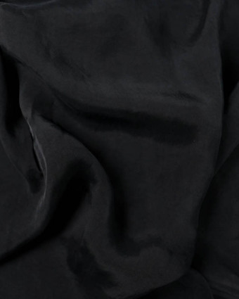 Tissu Cupro Noir - Tissus en ligne - Mercerine