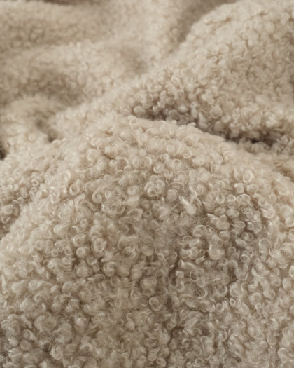 Tissu Bouclette Lin - Oeko-Tex - Mercerine
