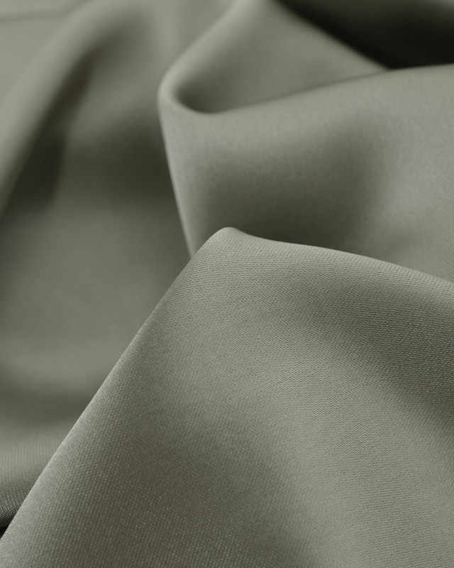 Tissus au mètre : Tissu Satin Vert de Gris- Mercerine