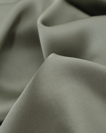 Tissus au mètre : Tissu Satin Vert de Gris- Mercerine