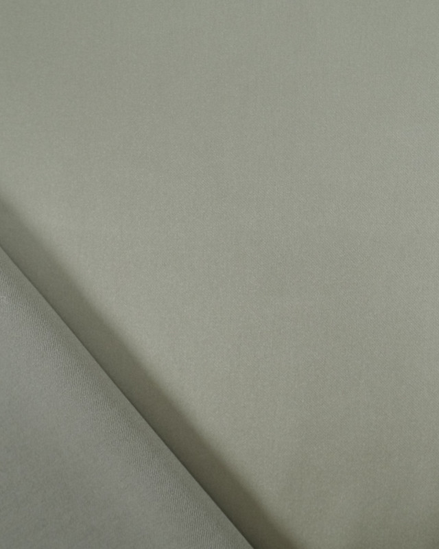 Tissus au mètre : Tissu Satin Vert de Gris- Mercerine