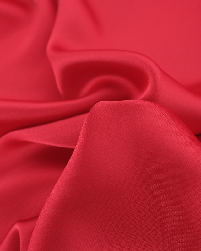 Tissu Satin Rouge Magenta - Mercerine