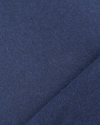 Tissus au mètre : Lainage Uni Bleu Marine - Mercerine