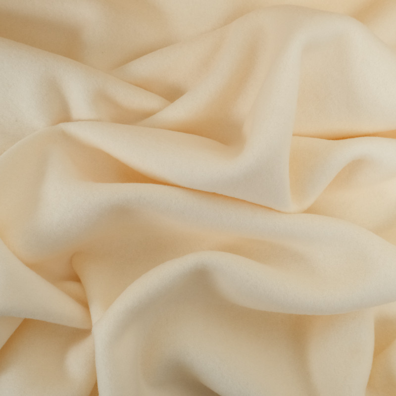 Tissu Polaire Coton Latte Oeko-tex - Mercerine