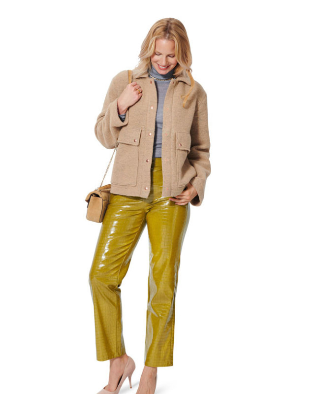 Patron de couture Manteau femme - Burda 5941 - Mercerine