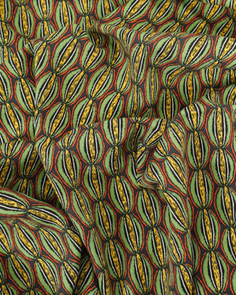 Tissu Viscose Manioc Cactus Oeko-Tex - Mercerine
