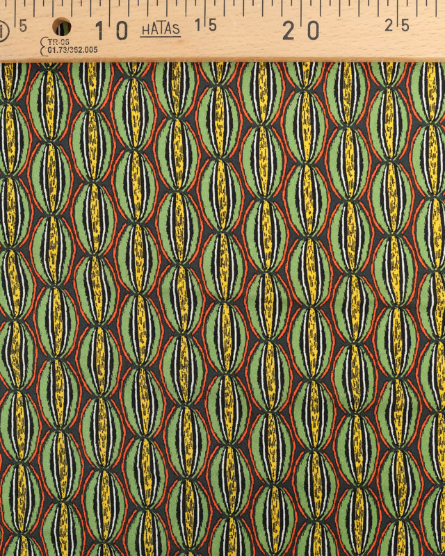 Tissu Viscose Manioc Cactus Oeko-Tex - Mercerine