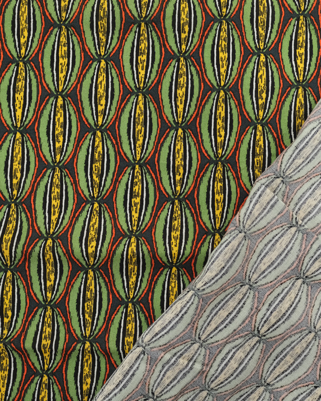 Tissu Viscose Manioc Cactus Oeko-Tex - Mercerine