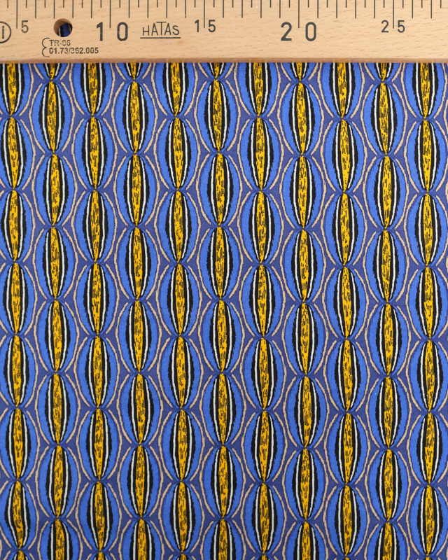 Viscose Manioc Bleu Oeko-Tex -  Mercerine
