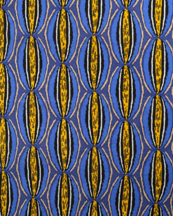 Viscose Manioc Bleu Oeko-Tex -  Mercerine