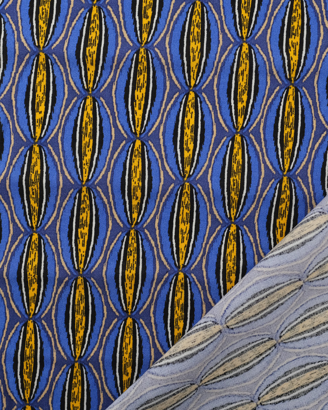 Viscose Manioc Bleu Oeko-Tex -  Mercerine