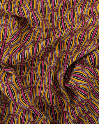 Viscose Manioc Prune Oeko-Tex - Mercerine