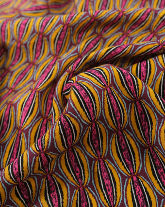 Viscose Manioc Prune Oeko-Tex - Mercerine