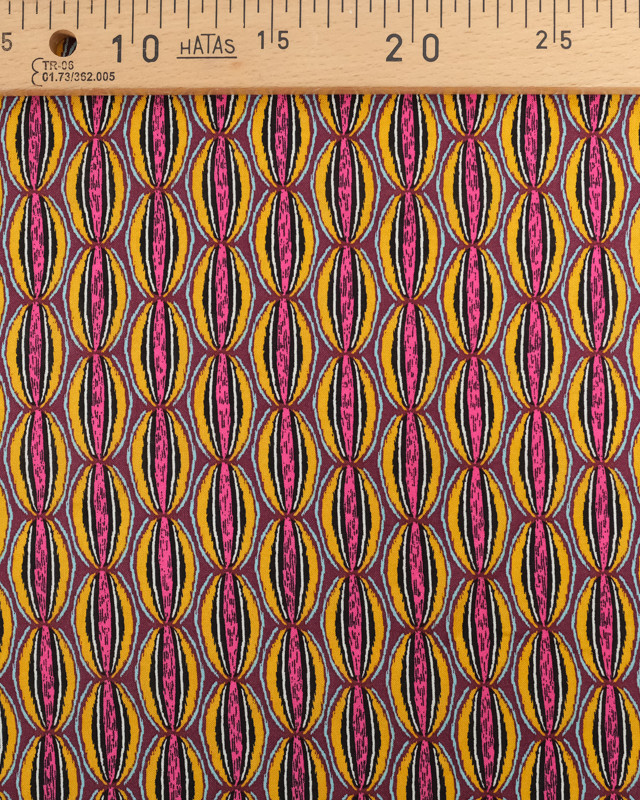 Viscose Manioc Prune Oeko-Tex - Mercerine