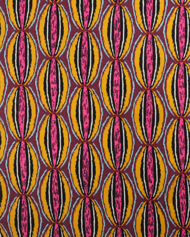 Viscose Manioc Prune Oeko-Tex - Mercerine