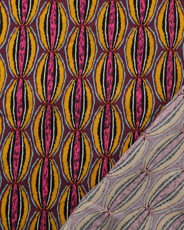 Viscose Manioc Prune Oeko-Tex - Mercerine