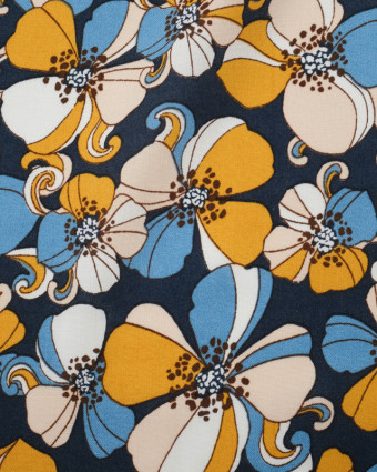 Viscose Belinda Marine Oeko-Tex - Mercerine