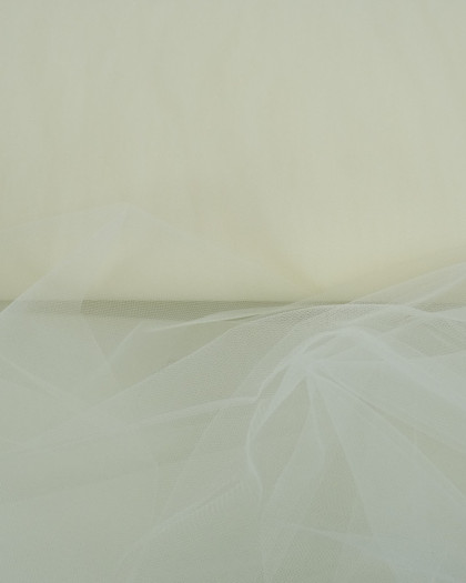 Tissu Tulle Souple 300cm Ivoire - Mercerine