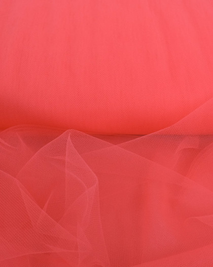 Tissu Tulle Souple 300cm Corail - Mercerine