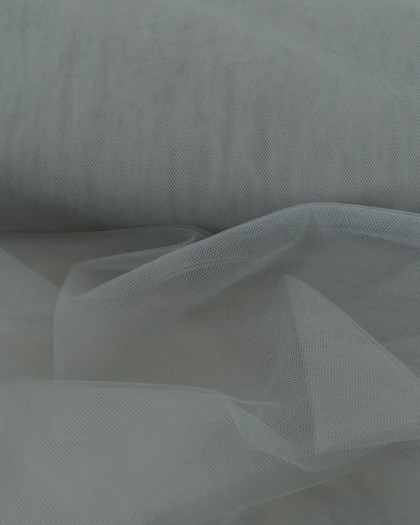 Tissu Tulle Souple 300cm Gris - Mercerine