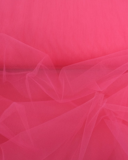 Tissu Tulle Souple 300cm Fuchsia  - Mercerine