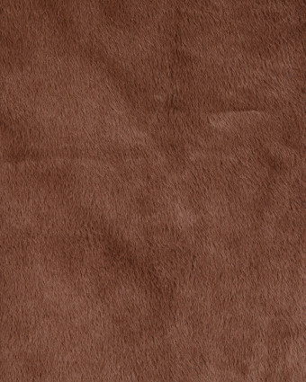Tissu Fausse Fourrure Cacao  - Mercerine