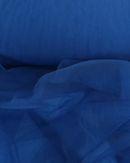 Tulle Doux 300cm Bleu Marine - Mercerine