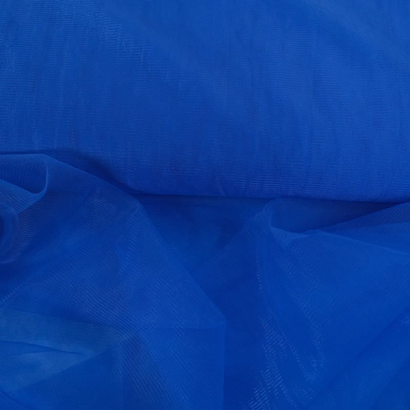 Tissu Tulle Doux 300cm Bleu Royal - Mercerine