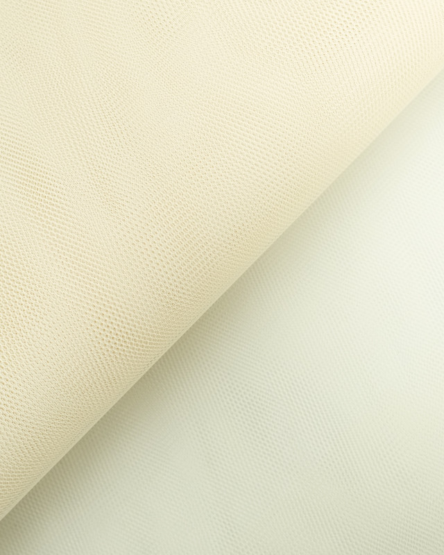 Tissu Tulle Rigide 150cm Ivoire - Mercerine