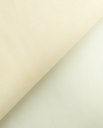 Tissu Tulle Rigide 150cm Ivoire - Mercerine