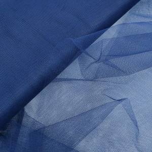 Tissu Tulle Rigide 150cm Bleu Marine - Mercerine
