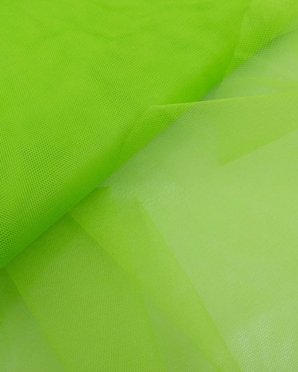 Tissu Tulle Rigide 150Cm Vert Pomme - Mercerine