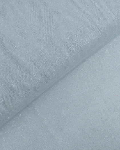 Tulle Lurex Résille Argenté Au Mètre - Largeur 160 Cm, 100 Cm De Long - Pour Noël, Mariage