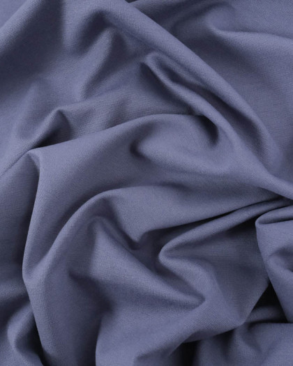 Tissu Jersey Milano Bleu Jean - Mercerine