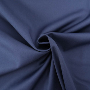 Tissu Sergé Bleu Indigo Celine