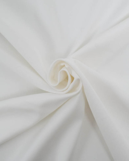 Sergé Polyviscose Ecru  - Mercerine