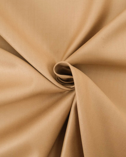 Tissu Sergé Polyviscose Sable - Mercerine
