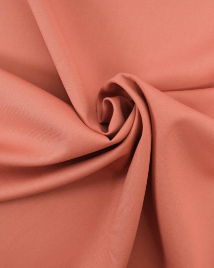 Tissu Sergé Polyviscose Rose Blush - Mercerine