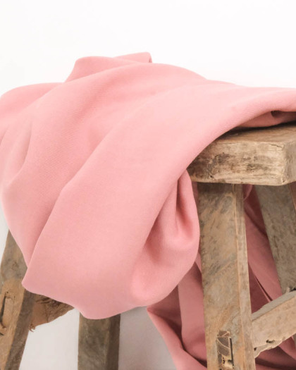 Tissu Viscose Vieux Rose Alina - Mercerine