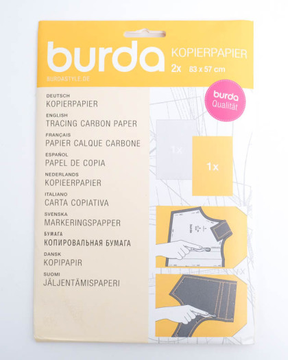 Papier Patron Carbone Jaune - Burda - Mercerine