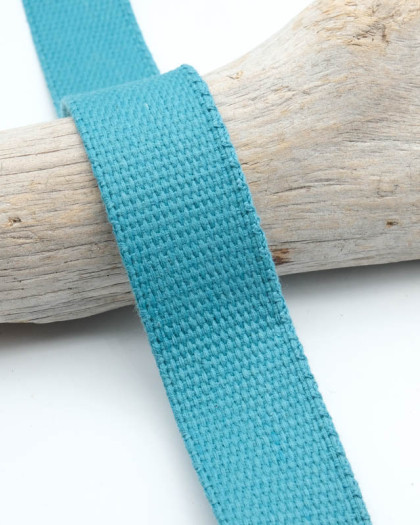 Sangle Coton Turquoise - Mercerine