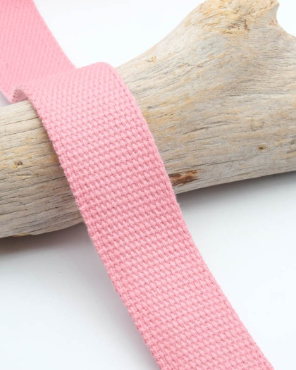 Sangle Coton Rose Bonbon - Mercerine
