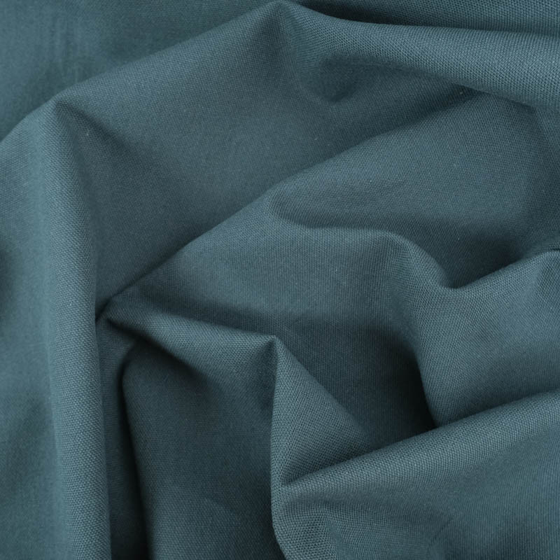 Tissu uni grande largeur Bleu Pétrole Diabolo - Mercerine
